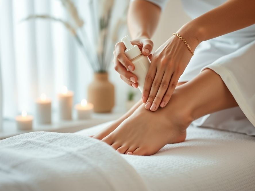 SPA pedicure service at Lincoln CT Nail Spa