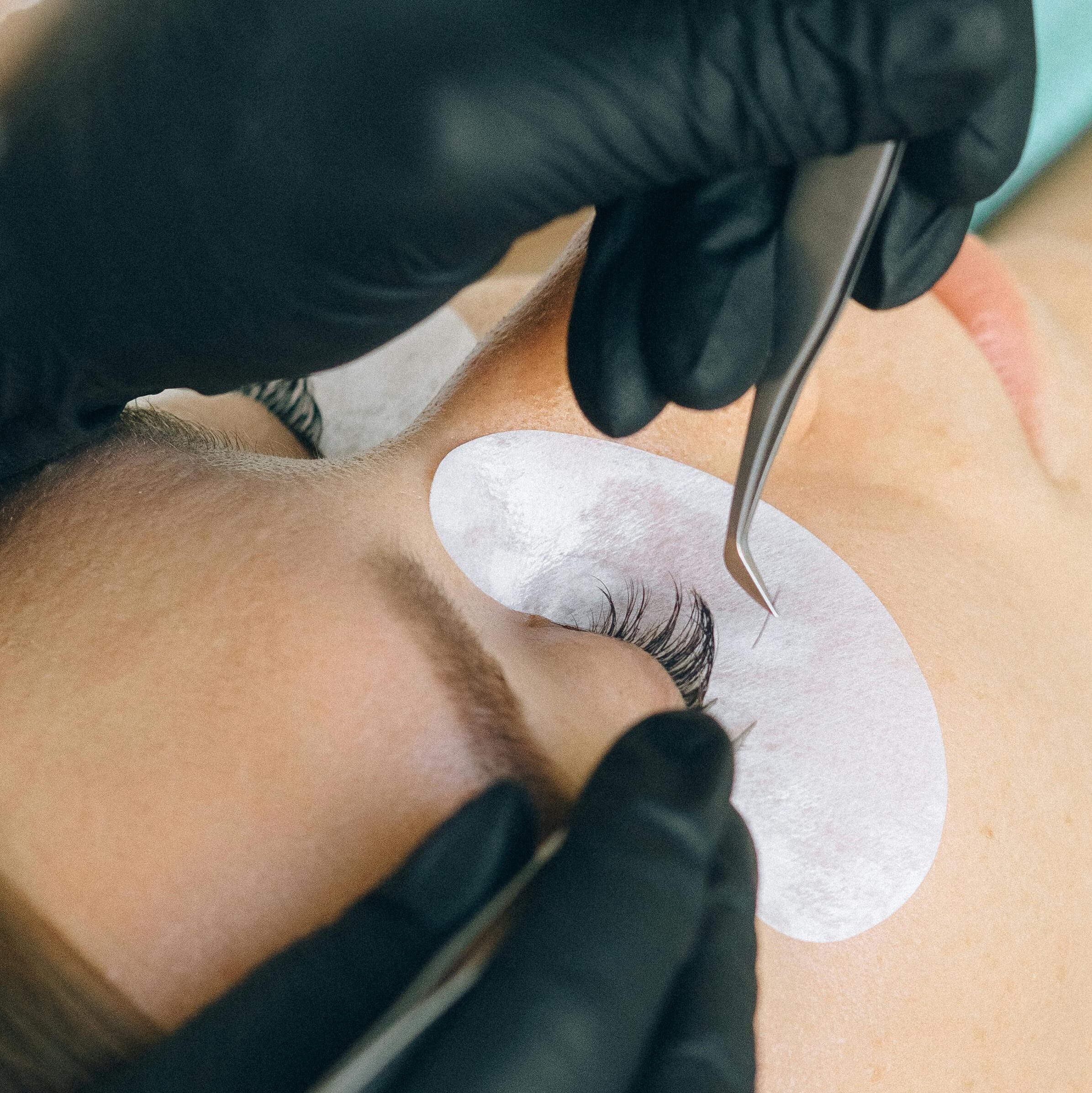 Single, Individual Temporary Lashes Service Lincoln CT Nail Spa,