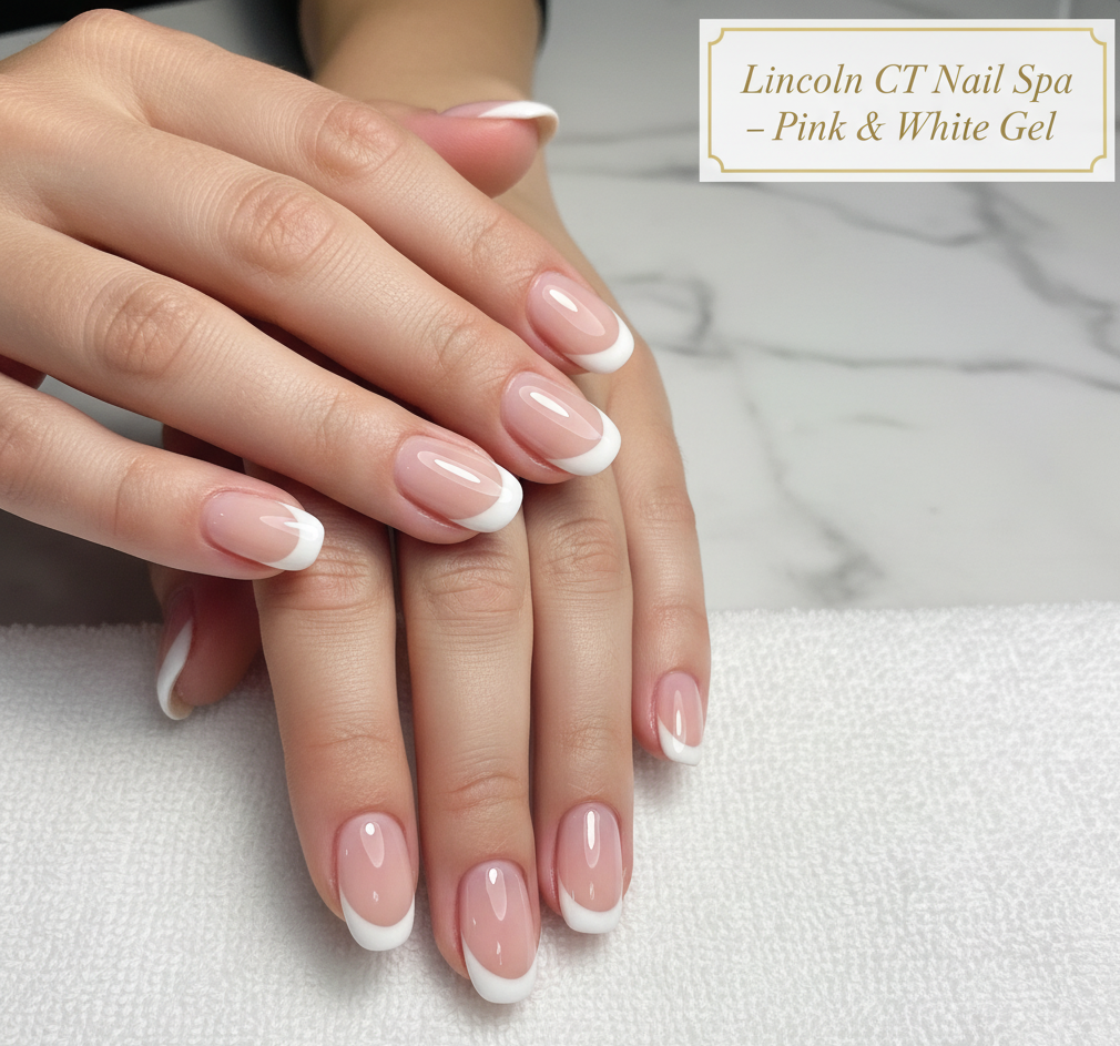 Close-Up Spa Pink & White Gel – Lincoln CT Nail Spa