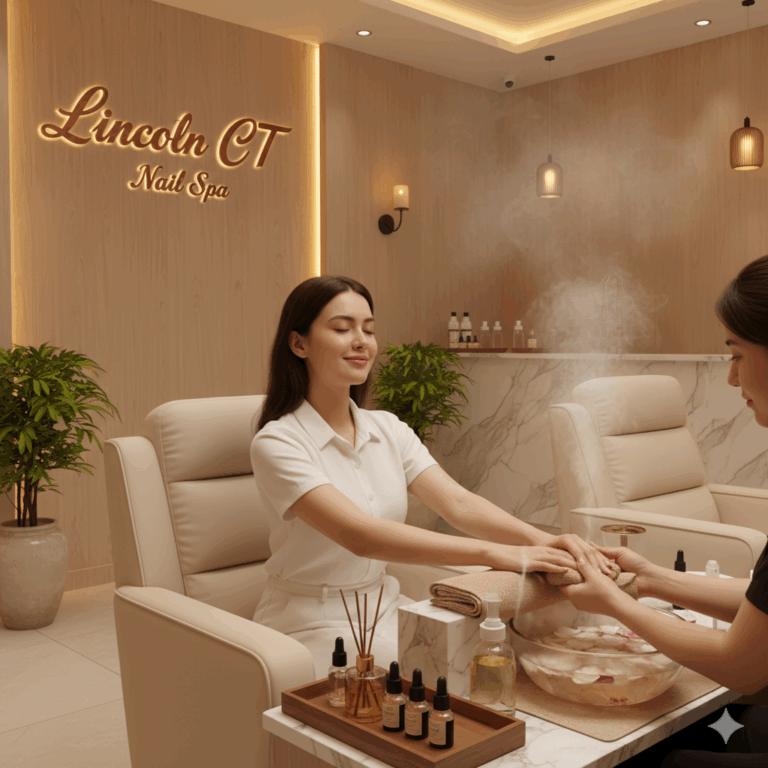 Elegant SPA Manicure at Lincoln CT Nail Spa