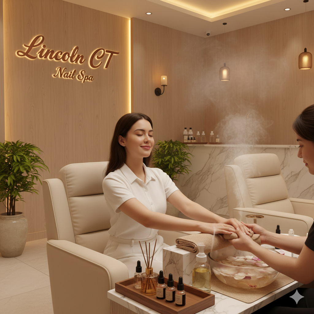 Elegant SPA Manicure at Lincoln CT Nail Spa