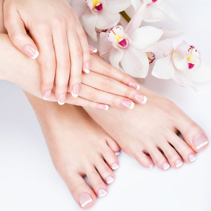 French manicures and pedicures at lincoln CT Nail Spa