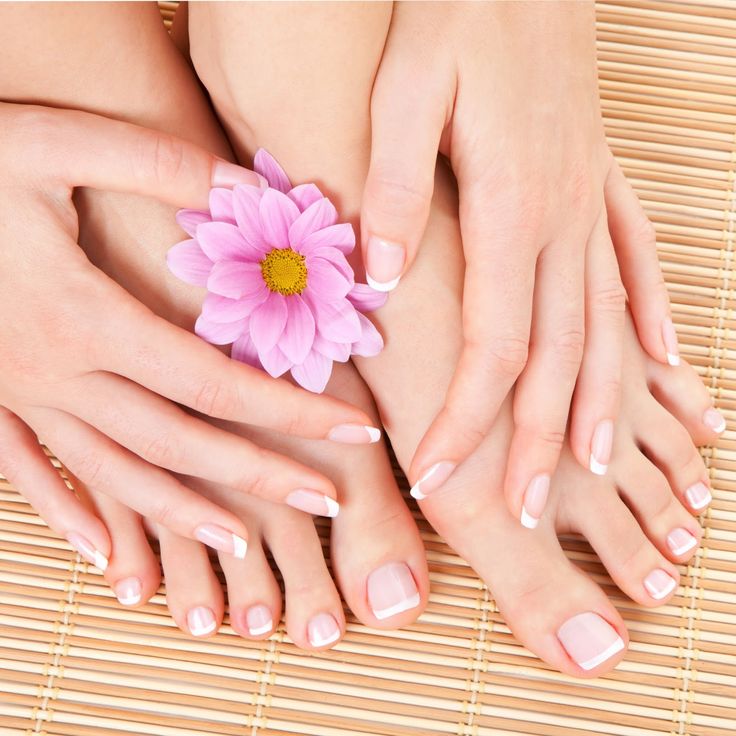 French manicures and pedicures at lincoln CT Nail Spa