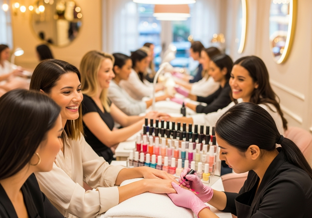 Nail Polish Change at Lincoln CT Nail Spa