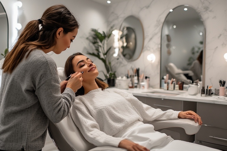 Relaxing Salon Experience Individual Lashes
