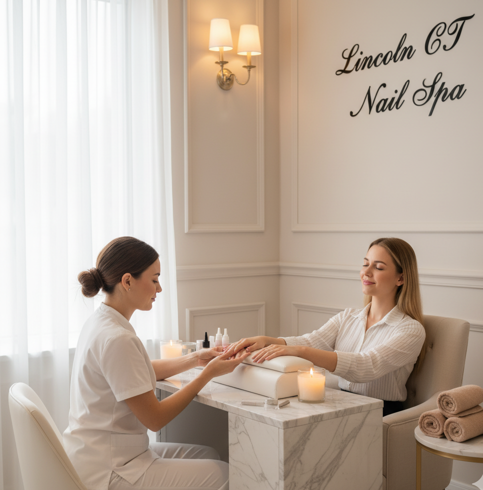 Relaxing Spa Ambiance Dip Powder – Lincoln CT Nail Spa