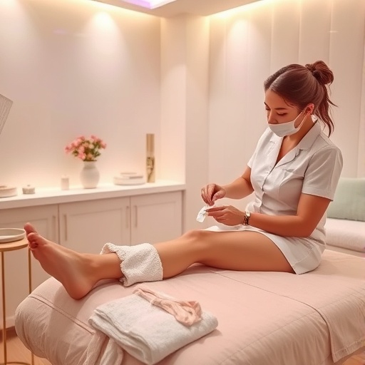 Spa Waxing Session lincoln ct nail spa