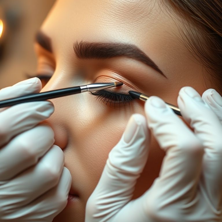 Eyebrow Tinting at lincoln ct nail spa.png