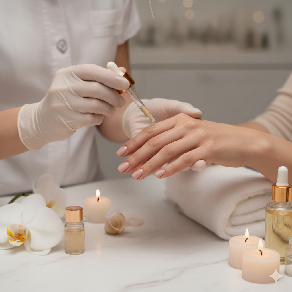 gentle massage Spa Manicure At Lincoln CT Nail Spa